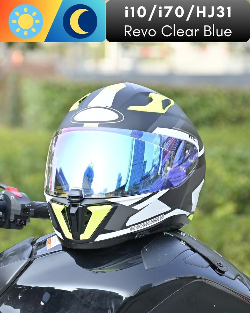 Logto Replacement Motorcycle Helmet Shield for I10 I70 HJ-31 Helmet Visor Shield Anti-Scratch Wearproof Windproof Universal Helmet Accessories - Image 3